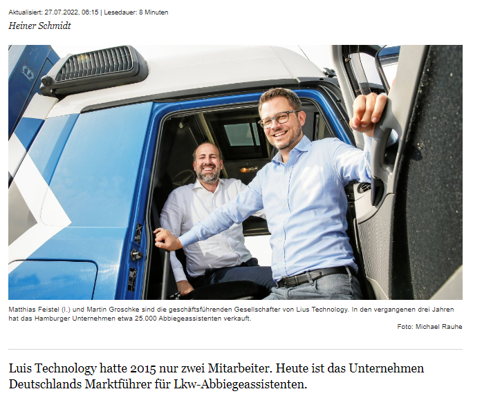 Matthias Feistel und Martin Groschke von LUIS Technology
